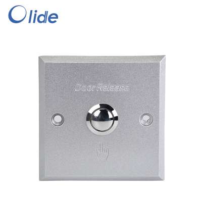 Durable Aluminum Alloy Door Access Switch, Door Exit Push Button For Access Control System