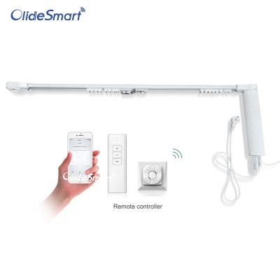 DIY Wifi Smart Automatic Curtain Motor Track System, length can be custom